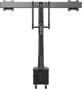 StarTech.com Desk Mount Dual Monitor Arm with USB &amp; Audio - Slim Full Motion Adjustable Dual Monitor VESA Mount for up to 32" Displays - Ergonomic Articulating - C-Clamp/Grommet (ARMSLIMDUAL2USB3)