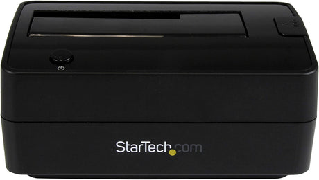 StarTech.com Single Bay USB 3.1 / eSATA to SATA Hard Drive Docking Station, USB 3.1 (10 Gbps) Hard Drive Dock, External 2.5/3.5" SATA III HDD/SSD Top-Loading Hard Drive Bay (SDOCKU313E) 2.5/3.5" SATA Drive USB 3.1 (10 Gbps)/eSATA