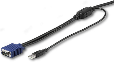 StarTech.com 15 ft. (4.6 m) USB KVM Cable for StarTech.com Rackmount Consoles - VGA and USB KVM Console Cable (RKCONSUV15)