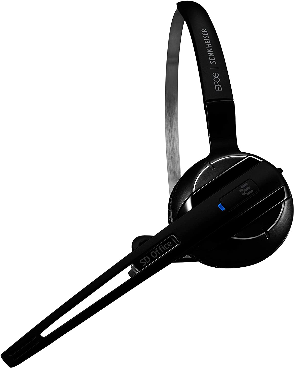 Sennheiser SD Office ML (506009) - Single-Sided DECT Wireless Headset for Desk Phone and Skype for Business Connection, Noise-Cancelling Microphone, Multiple Wearing Styles (Black)