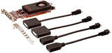 VisionTek Products Radeon 7750 SFF 2GB GDDR5 4M DirectX 11 OpenGL Single Fan Low Profile 4X miniDP Graphics Card - 900798