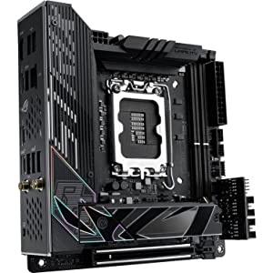 ASUS ROG Strix Z790-I Gaming WiFi 6E LGA 1700 (Intel®13th&amp;12th Gen)mini-ITX gaming motherboard(PCIe5.0,DDR5,10+1 power stages,Thunderbolt 4,2.5GbLAN,USB 3.2 Gen 2x2 front panel Type-C,2x M.2/NVMe SSD)