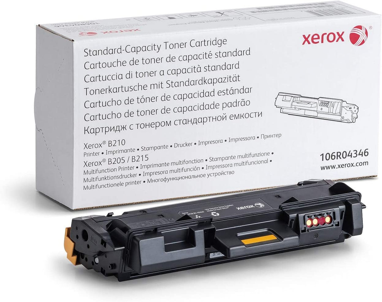 Xerox B205/ B210/ B215 Black Standard Capacity Toner-Cartridge (1,500 Pages) - 106R04346