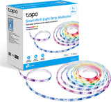 TP-Link Tapo RGBIC Smart LED Light Strip, 50 Color Zones RGBIC, Sync-to-Sound, 16.4ft Wi-Fi LED Strip Works w/Alexa &amp; Google, IP44 PU Coating, Trimmable (Tapo L920-5)