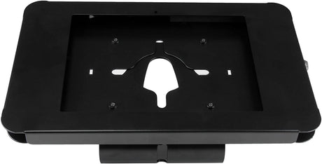 StarTech.com Secure Tablet Enclosure Stand- Lockable Anti Theft Steel Desk or Wall Mount for 9.7" iPad/Tablet - VESA Compatible (SECTBLTPOS), Black