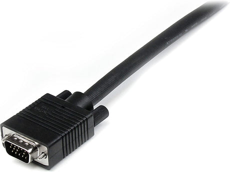 StarTech.com 10 ft. (3 m) VGA to VGA Cable - HD15 Male to HD15 Male - Coaxial High Resolution - VGA Monitor Cable (MXT101MMHQ10) Black 10 ft / 3m Standard Packaging