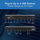 VisionTek VT4510 Dual Display 4K USB 3.0 &amp; USB-C Docking Station with 100W Power Delivery (901484)