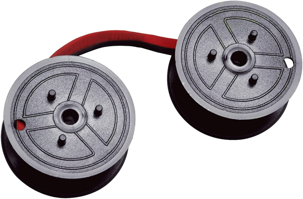 Dataproducts Universal C-Wind Calculator Spools, Red/Black, Pack of 12