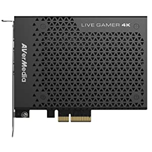 AVerMedia GC573 Live Gamer 4K, Internal Capture Card, Stream and Record 4K60 HDR10 with ultra-low latency on PS5, PS4 Pro, Xbox Series X/S, Xbox One X, in OBS, Twitch, YouTube