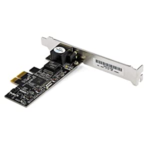 StarTech.com 1 Port PCIe Network Card - 2.5Gbps 2.5GBASE-T PCIe Network Card x1 PCIe - PCI Express LAN Card - RTL8125 (ST2GPEX)