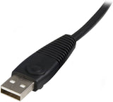 StarTech.com 2-in-1 USB KVM Cable - Keyboard / video / mouse / USB cable - HD-15 (VGA), USB Type B (M) to USB, HD-15 (VGA) - 6 ft - SVUSB2N1_6, Black 6 ft USB
