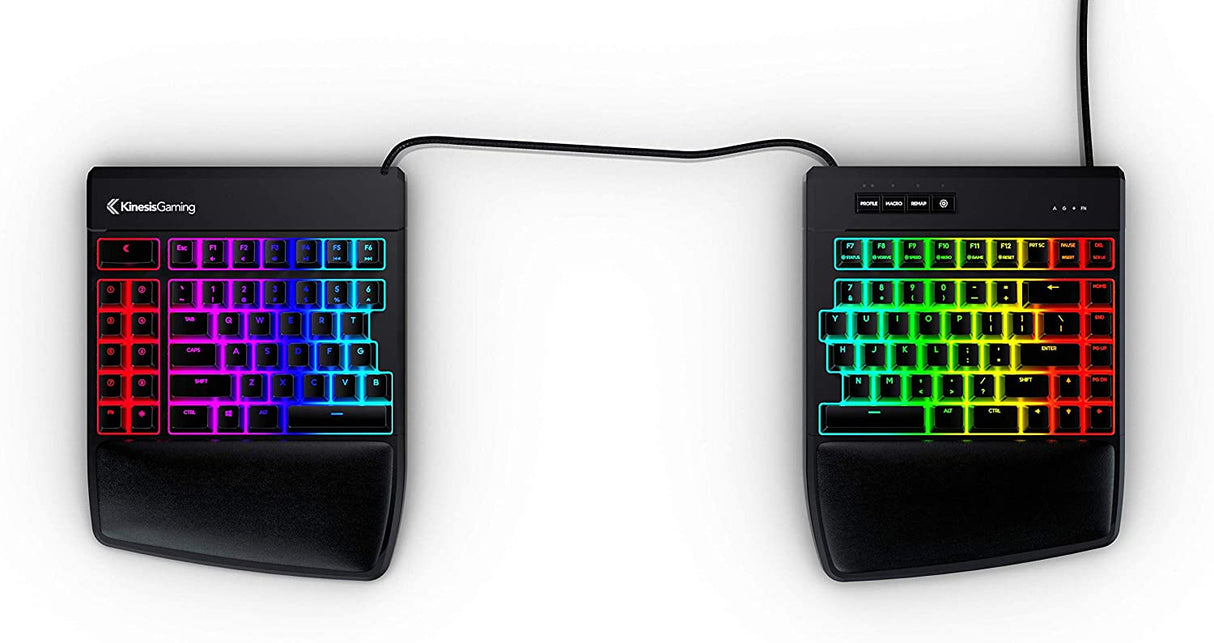 KINESIS GAMING Freestyle Edge RGB Split Mechanical Keyboard (MX Blue) RGB MX Blue