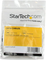StarTech.com Cat 6 RJ45 Keystone Jack Network Coupler - F/F (C6KEYCOUPLER)
