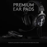 Logitech G PRO X Gaming Headset (2nd Generation) with Blue Voice, DTS Headphone 7.1 and 50 mm PRO-G Drivers, for PC, Xbox One, Xbox Series X|S,PS5,PS4, Nintendo Switch - Black Pro X Wired Headset Headset Only