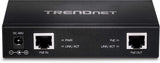 TRENDnet Gigabit PoE+ Repeater/Amplifier, TPE-E110, Extender, 1 x Gigabit PoE+ in Port, 1 x Gigabit PoE Out Port, Extends 100m for Distance Up to 200m (656 ft), Supports PoE (15.4W) &amp; PoE+ (30W) Up to 600m (1,968 ft) Gigabit PoE+