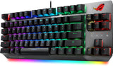 ASUS ROG Strix Scope NX TKL 80% Gaming Keyboard | ROG NX Brown Tactile Mechanical Switches, Aura Sync, Stealth Key, 2X Wider Ctrl Key, Programmable Macros, Detachable Cable ROG 80% NX Brown Switches Black