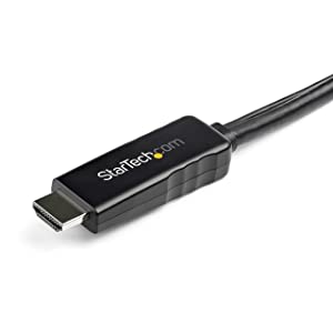 StarTech.com 3m HDMI to DisplayPort Adapter Cable with USB Power - 4K 30Hz Active HDMI 1.4 to DP 1.2 Converter (HD2DPMM3M), 9.8 Feet