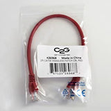 C2g/ cables to go C2G/Cables to Go 00422 Cat5e Snagless Unshielded (UTP) Network Patch Cable, Red (6 Feet/1.82 Meters) Red 6 Feet