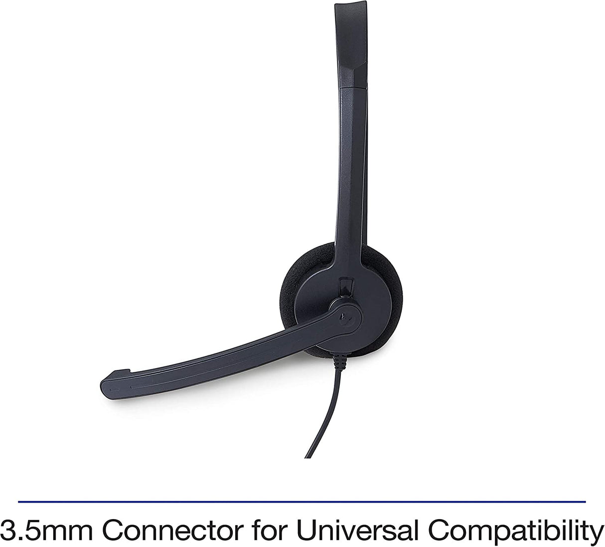 Verbatim Mono 3.5mm Headset with Microphone and in-Line Remote Mono - In-Line Remote