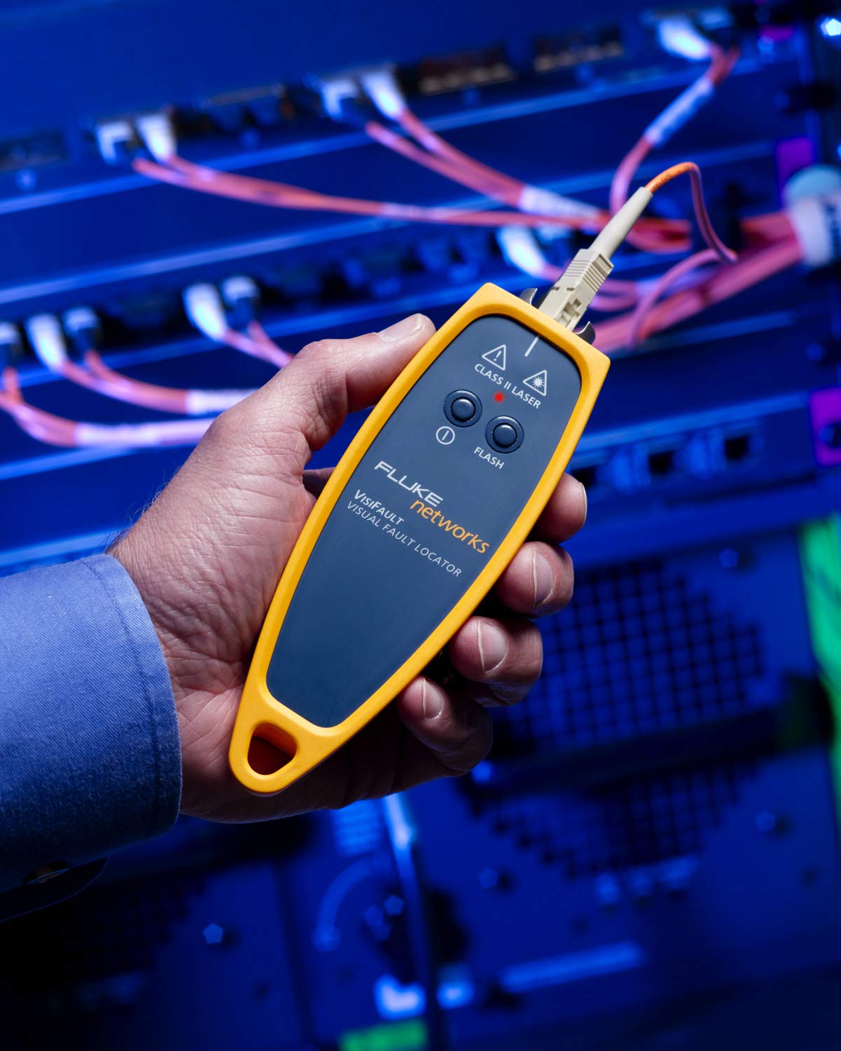 Fluke Networks VISIFAULT Visual Fault Locator Fiber Cable Continuity Tester with 2.5mm Universal Adapter
