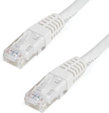 StarTech.com 10ft CAT6 Ethernet Cable - White CAT 6 Gigabit Ethernet Wire -650MHz 100W PoE++ RJ45 UTP Molded Category 6 Network/Patch Cord w/Strain Relief/Fluke Tested UL/TIA Certified (C6PATCH10WH) White 10 ft / 3m 1 Pack