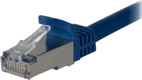 StarTech.com 10ft CAT6a Ethernet Cable - 10 Gigabit Shielded Snagless RJ45 100W PoE Patch Cord - 10GbE STP Network Cable w/Strain Relief - Blue Fluke Tested/Wiring is UL Certified/TIA (C6ASPAT10BL) 10 ft Blue