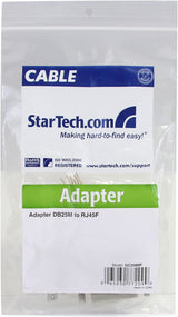 StarTech.com DB25 to RJ45 Modular Adapter - M/F - Serial adapter - DB-25 (M) to RJ-45 (F) (GC258MF)