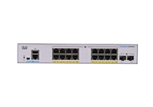 Cisco Business CBS350-16FP-2G Managed Switch | 16 Port GE | Full PoE | 2x1G SFP | Limited Lifetime Protection (CBS350-16FP-2G) 16-port GE / PoE+ / 240W / 2 x GE Uplinks