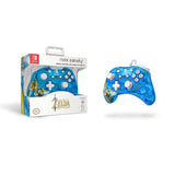 Pdp Rock Candy Wired Gaming Switch Pro Controller - Zelda Breath of the Wild - Blue - Official License Nintendo - OLED / Lite Compatible - Compact, Durable Travel Controller - See Through - Holiday Gifts Berry Brave Link Pro Controller