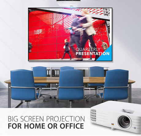 ViewSonic PG706HD 4000 Lumens Full HD 1080p Projector with RJ45 Lan Control Vertical Keystoning HDMI USB for Home and Office