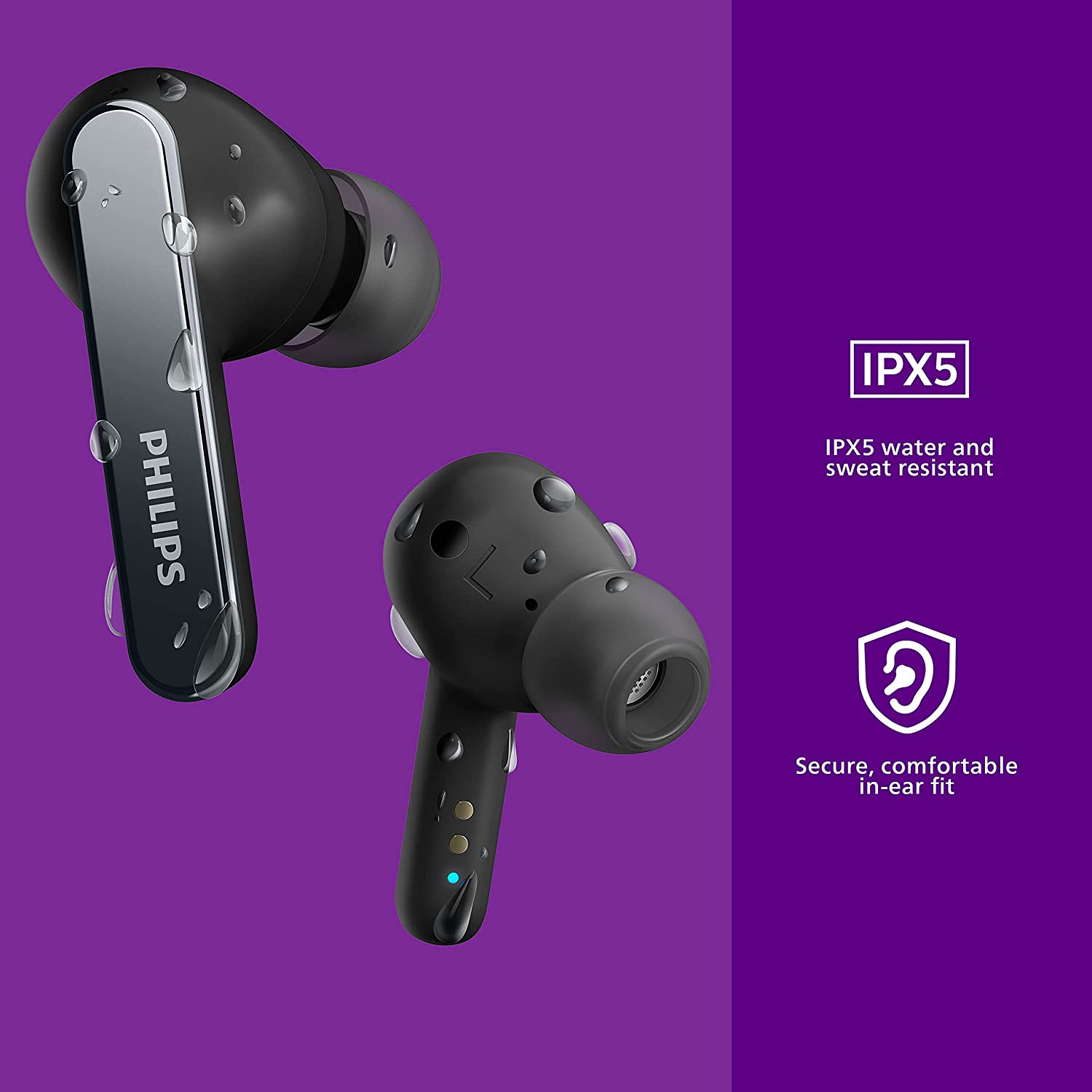 Audio Philips T5506 True Wireless Headphones with Noise Canceling