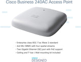 Cisco Systems Business 240AC Wi-Fi Access Point, 802.11ac, 4x4, 2 GbE Ports, Ceiling Mount, Limited Lifetime Protection (CBW240AC-A-CA) CBW240AC / Ceiling or Wall / 1 pack