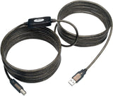 Tripp lite USB 2.0 Hi-Speed a/B Active Repeater Cable (M/M) 25-Ft. 25 ft.