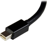 StarTech.com Mini DisplayPort to DVI Adapter - Mini DP to DVI-D Converter - 1080p Video - mDP or Thunderbolt 1/2 Mac/PC to DVI Monitor - Compact mDP 1.2 to DVI Single-Link Adapter Dongle (MDP2DVI3)