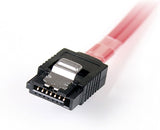 StarTech.com 50cm Serial Attached SCSI SAS Cable - SFF-8087 Plug to 4x Latching SATA (female) - Mini SAS to SATA Cable (SAS8087S450), Red