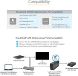 StarTech.com Thunderbolt 4 Dock, 96W Power Delivery, Single 8K/Dual Monitor 4K 60Hz, 3xTB4/USB4 ports, 4xUSB-A, SD, GbE, Thunderbolt 4 Docking Station for Windows or TB3 MacBook, 0.8m Cable (TB4CDOCK) TB4 / USB4