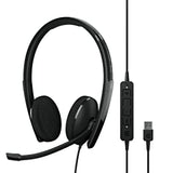 EPOS | Sennheiser Adapt 160T USB II (1000901) - Wired, Double-Sided Headset – USB Connectivity, MS Teams Certified, UC Optimized – Superior Stereo Sound - Enhanced Comfort - Call Control - Black