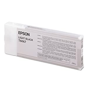 Epson UltraChrome K3 Ink Cartridge - 220ml Light Black (T606700)