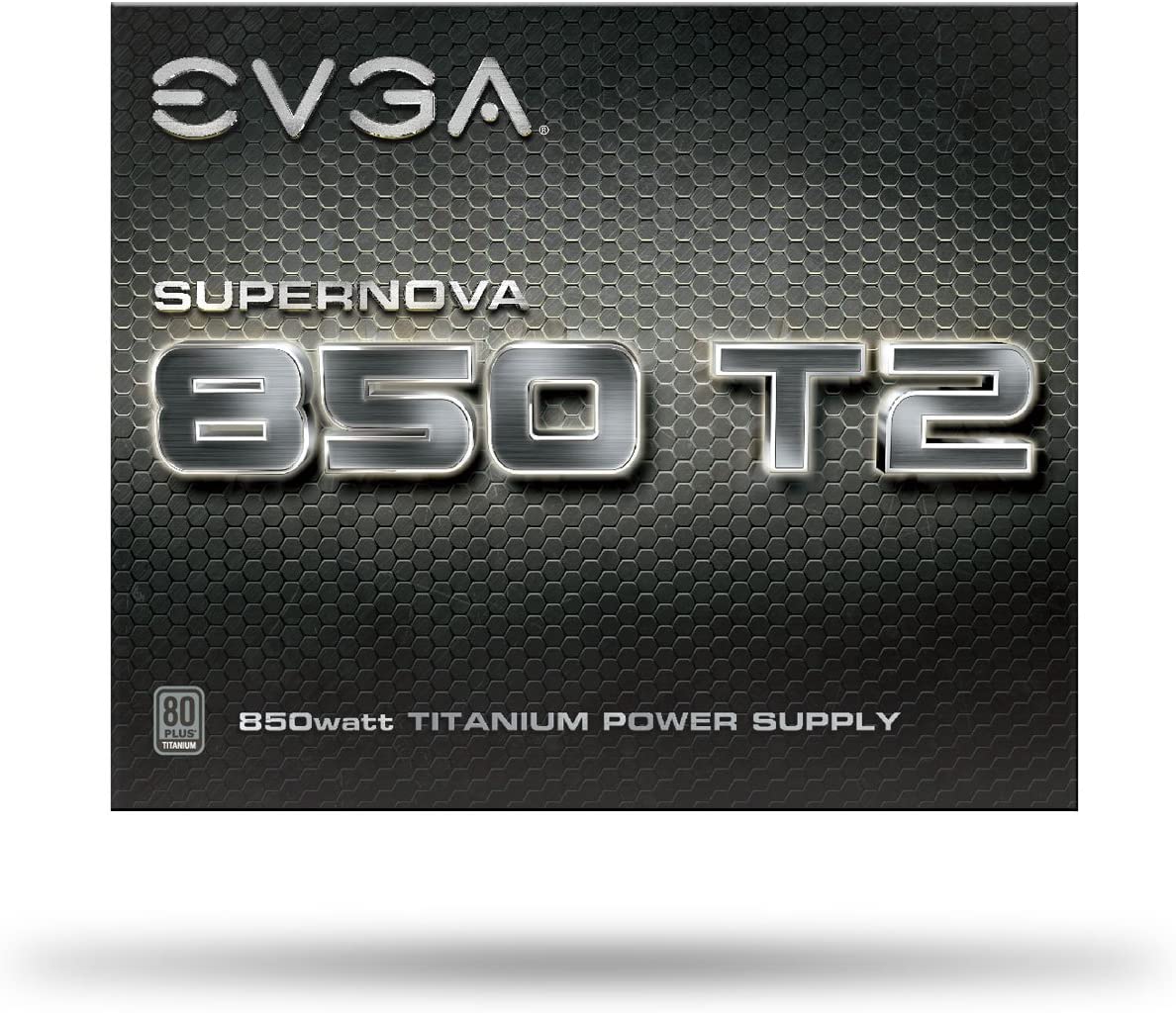 EVGA Supernova 850 T2, 80+ Titanium 850W, Fully Modular, ECO Mode, 10 Year Warranty, Includes Free Power On Self Tester, Power Supply 220-T2-0850-X1, 850 Watt 850 Watt Supernova