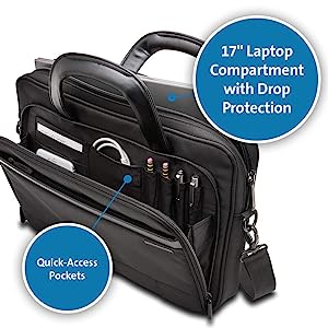 Kensington Contour™ 2.0 Executive Laptop Backpack Briefcase 14 inch