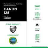 WPP 200583P Remanufactured Toner Cartridge for Canon 128