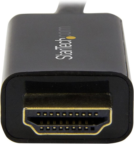 StarTech.com 15ft (5m) Mini DisplayPort to HDMI Cable - 4K 30Hz Video - mDP to HDMI Adapter Cable - Mini DP or Thunderbolt 1/2 Mac/PC to HDMI Monitor/Display - mDP to HDMI Converter Cord (MDP2HDMM5MB) 15 ft / 5 m Black