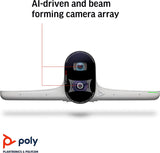 Poly - Studio E70 Intelligent Camera for Large Conference Rooms (Plantronics + Polycom) - Dual 4K Lenses, Speaker Tracking, &amp; Group Framing - Works with Poly G7500 or Poly Microsoft Teams Room