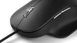 Microsoft Ergonomic Mouse Black - Comfortable Ergonomic Design and Thumb Rest. Wired USB Mouse with 2 Programmable Buttons, Works for PC/Laptop/Desktop