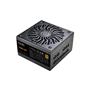 EVGA SuperNOVA 750 GT, 80 Plus Gold 750W, Fully Modular, Auto Eco Mode with FDB Fan, 7 Year Warranty, Includes Power ON Self Tester, Compact 150mm Size, Power Supply 220-GT-0750-Y1 GT 750W
