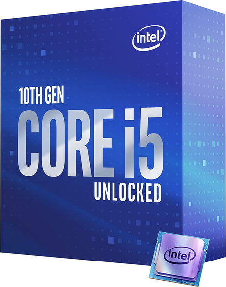 Intel Core i5-10600K Desktop Processor 6 Cores up to 4.8 GHz Unlocked  LGA1200 (Intel 400 Series Chipset) 125W Regular Version