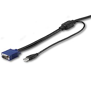 StarTech.com 10 ft. (3 m) USB KVM Cable for StarTech.com Rackmount Consoles - VGA and USB KVM Console Cable (RKCONSUV10)