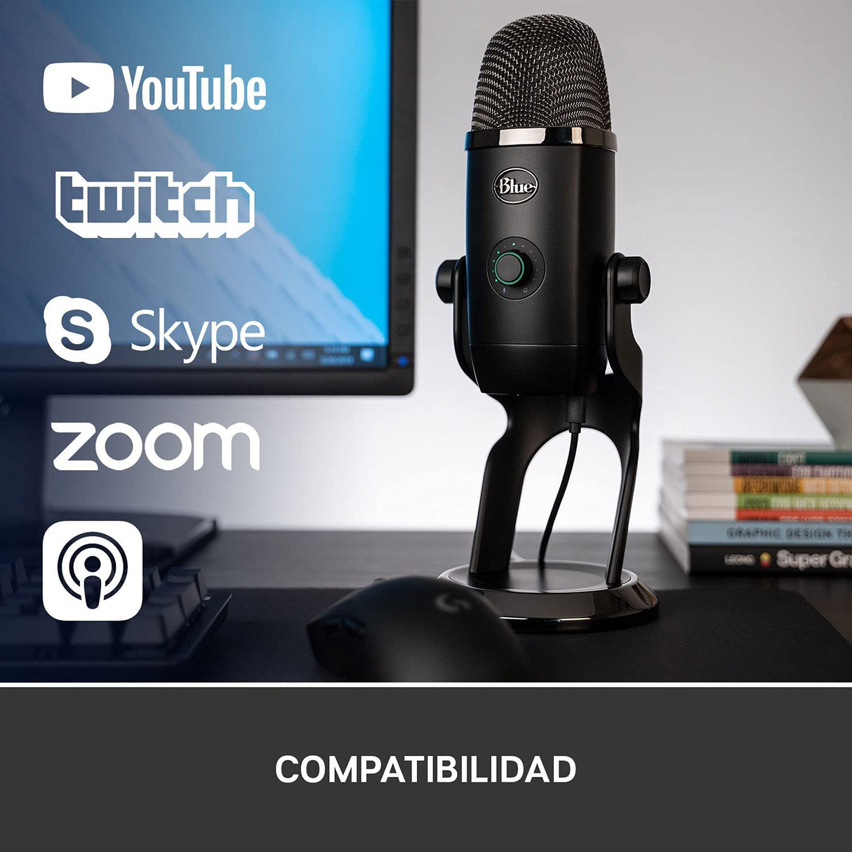 Blue Yeti X Streaming Microphone - Black Out 
