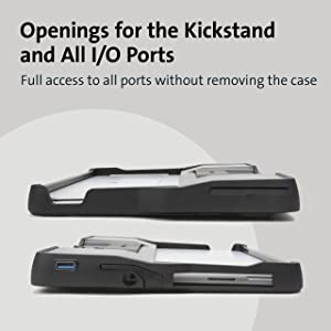 Kensington Blackbelt Rugged Case with Integrated CAC Reader for Surface Go and Surface Go 2 (K97320WW)