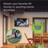 IOGEAR HDMI Wireless Video 4K HD TV Connection Kit - 4K@30Hz - Wireless 2.4/5GHz w/WPA-2 Encryption - Up to 100Ft - Mirror or Extend Mode - Win Mac OS iOS Android Chrome - GWKIT4K